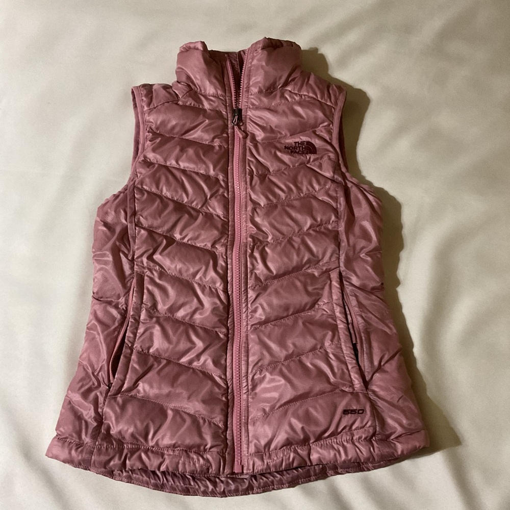 The North Face Light Pink Quilted Vest